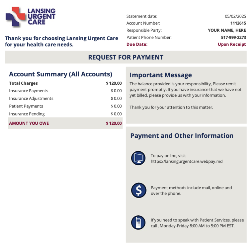 webpay statement